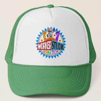 Worker Studio Animation Trucker Cap Truckerkappe