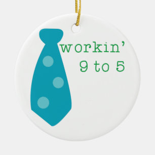 Workin 9 bis 5 keramikornament