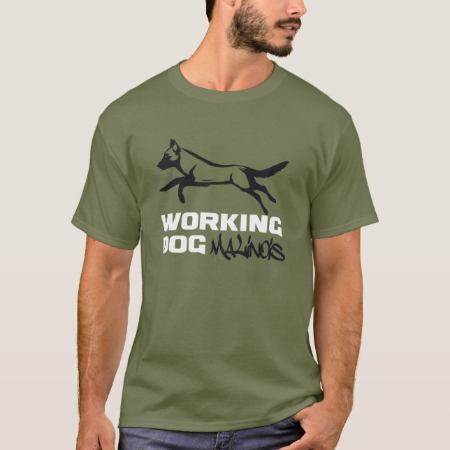 WORKING DOG K9 PB MALINOIS T-Shirt (Vorderseite)