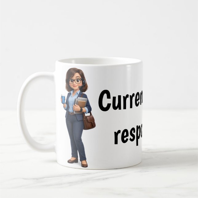 Working from Home Kaffeetasse (Links)