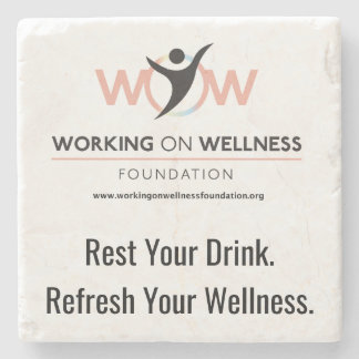 Working On Wellness Foundation Schutz-Untersetzer Steinuntersetzer