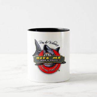 WORKING-SHARK-LOGO ZWEIFARBIGE TASSE