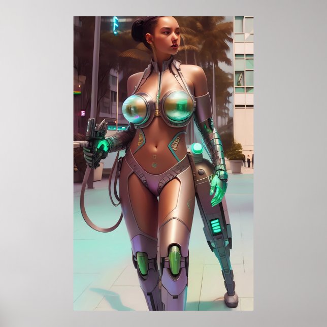 Working with Her Training Leg Poster (Vorne)