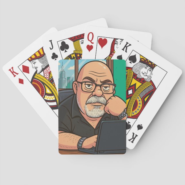 Working Writer Playing Cards by Phil Elmore Spielkarten (Rückseite)