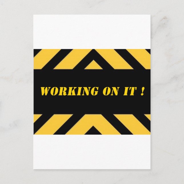 workingonitbig.jpg postkarte (Vorderseite)