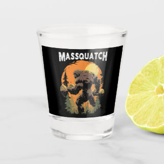 Workout Bigfoot Massquatch Lustig Schnapsglas