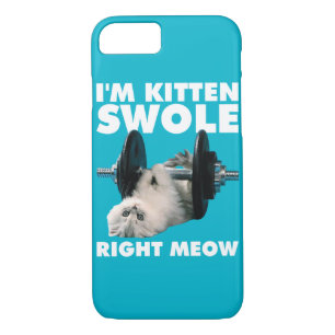 Workout - Cat - Ich bin Kitten Swole gleich. Case-Mate iPhone Hülle
