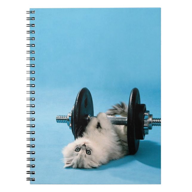 Workout Cat Notizblock (Vorderseite)