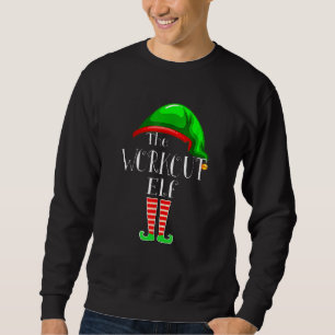 Workout Elf Matching Family Group Weihnachten Py P Sweatshirt