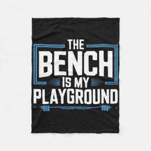 Workout für die Fitness der Bodybuilding von Bench Fleecedecke