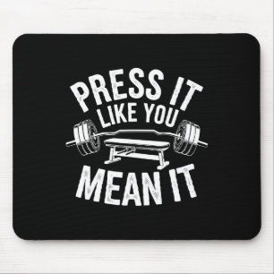 Workout für die Fitness der Bodybuilding von Bench Mousepad