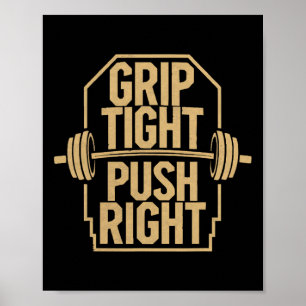 Workout für die Fitness der Bodybuilding von Bench Poster