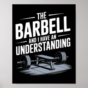 Workout für die Fitness der Bodybuilding von Bench Poster