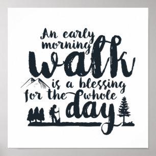 Workout für Inspiration und Zitat Poster