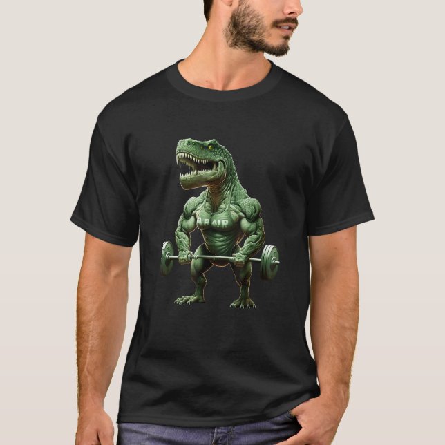Workout Gym  For Men Gymer Rex Mens Dinosaur T-Shirt (Vorderseite)