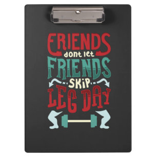 Workout-Gym-Geschenk Klemmbrett