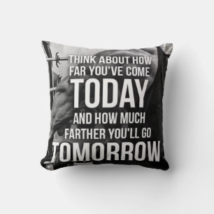 Workout Gym Motivierend Kissen