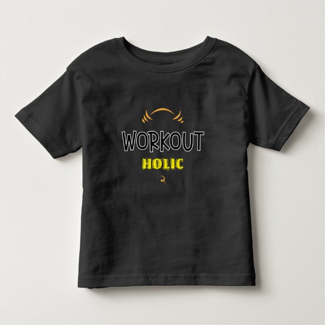 Workout Holic Gym Fitness Übung T - Shirt (Vorderseite)