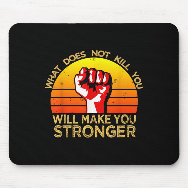 Workout Insration Motivational Saying Men Women  Mousepad (Vorne)