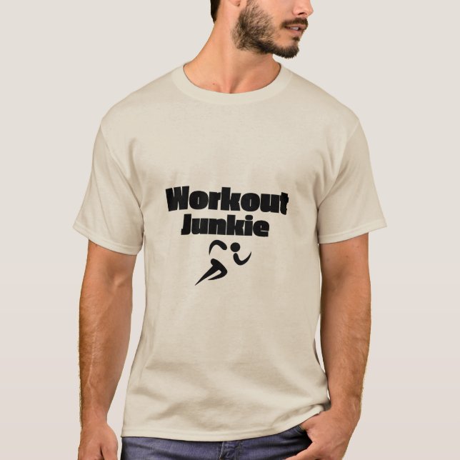 Workout Junkie Men's T - Shirt (Vorderseite)