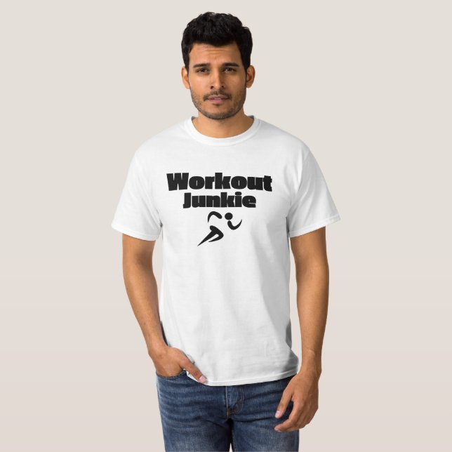 Workout Junkie Men's Value T - Shirt (Vorne ganz)