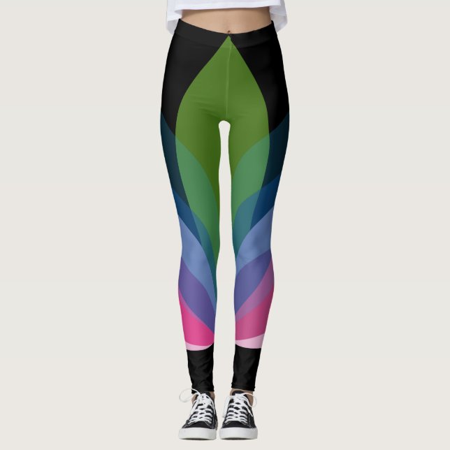 Workout-Leggings entworfen durch Inspire Zug-Sitz Leggings (Vorderseite)
