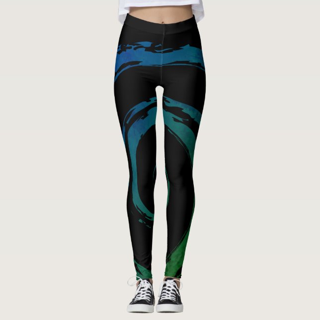 Workout-Leggings entworfen durch Inspire Zug-Sitz Leggings (Vorderseite)