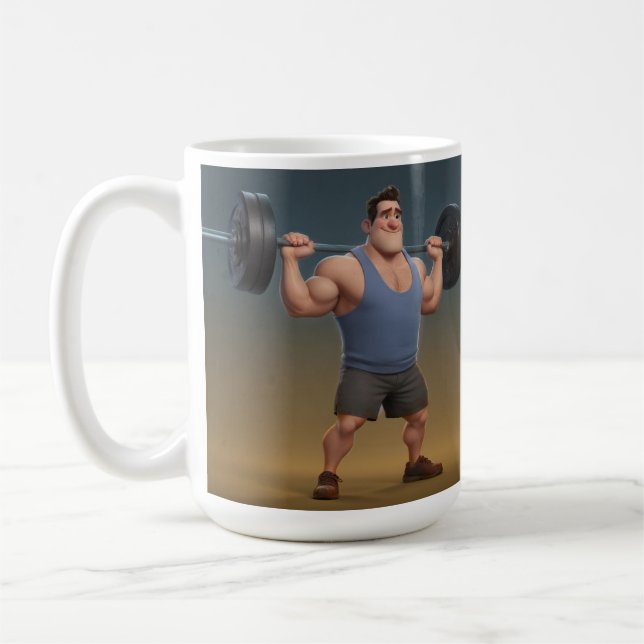 Workout Man Kaffeetasse (Links)