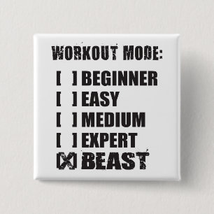 Workout-Modus - SCHLIESSEN Button