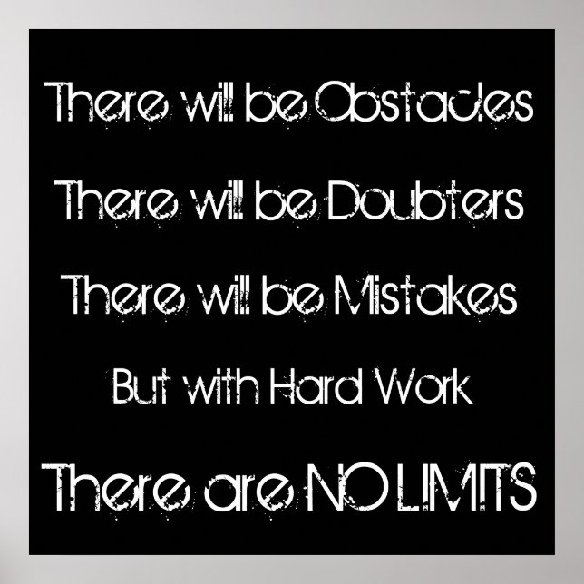 Workout Motivation Poster (Vorne)