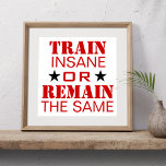 Workout-Motivation Poster<br><div class="desc">Trainingsmotivierungspaket - Anpassen Sie an jede Größe - Perfekt für Gymnastik oder Trainingsbereich.</div>