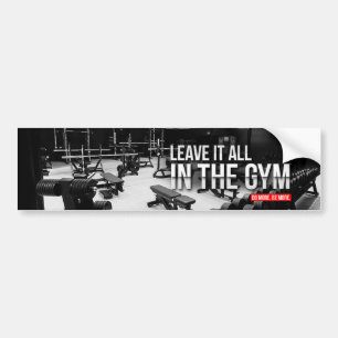 Workout Motivierend Autoaufkleber
