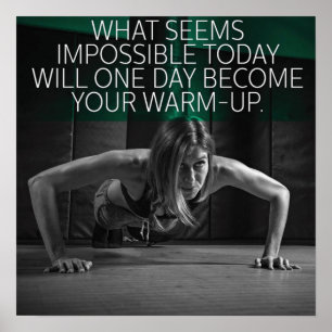 Workout Motivierend Poster