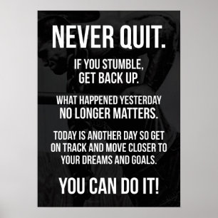 Workout Motivierend Poster