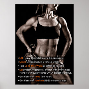 Workout Motivierend Poster