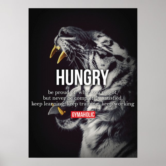 Workout Motivierend Poster (Vorne)