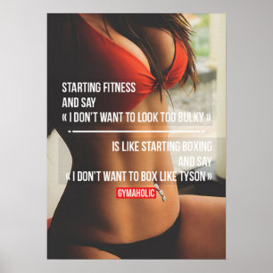 Workout Motivierend Poster