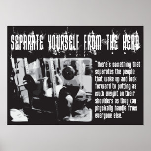 Workout Motivierend Poster