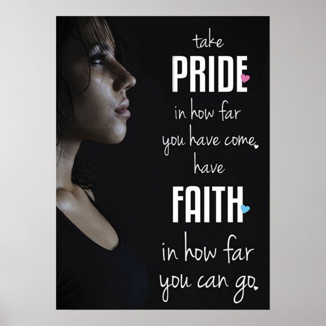 Workout Motivierend Poster (Vorne)