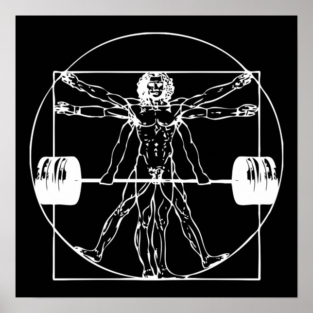 Workout Motivierend Poster (Vorne)