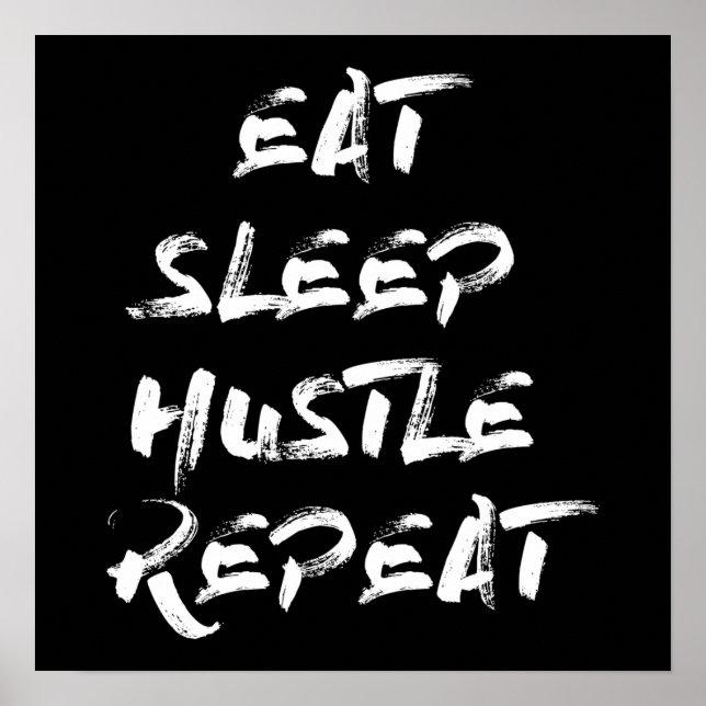 Workout Motivierend Poster (Vorne)