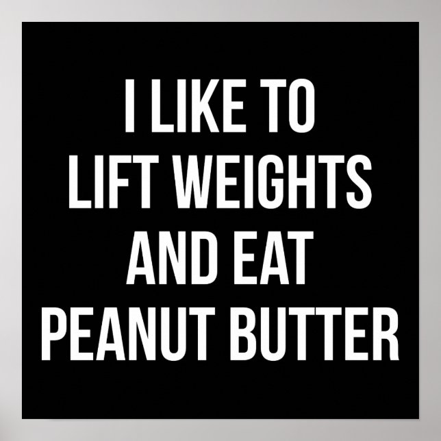 Workout Motivierend Poster (Vorne)