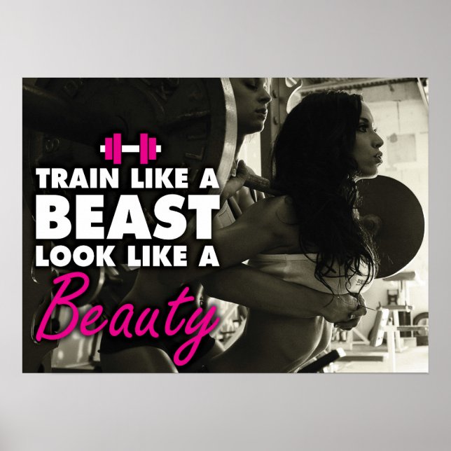 Workout Motivierend Poster (Vorne)