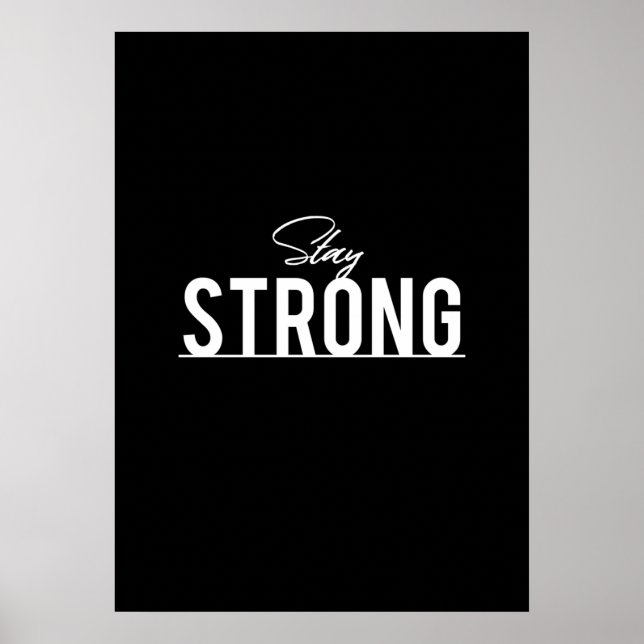 Workout Motivierend Poster (Vorne)