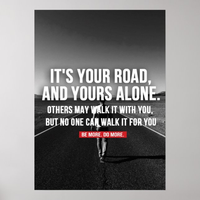 Workout Motivierend Poster (Vorne)