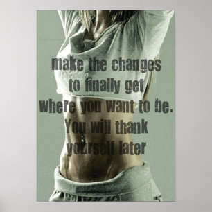 Workout Motivierend Poster