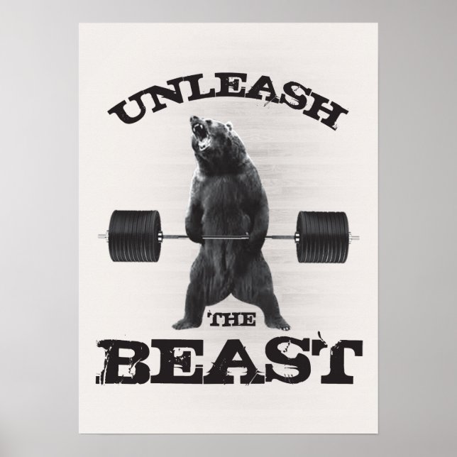 Workout Motivierend Poster (Vorne)