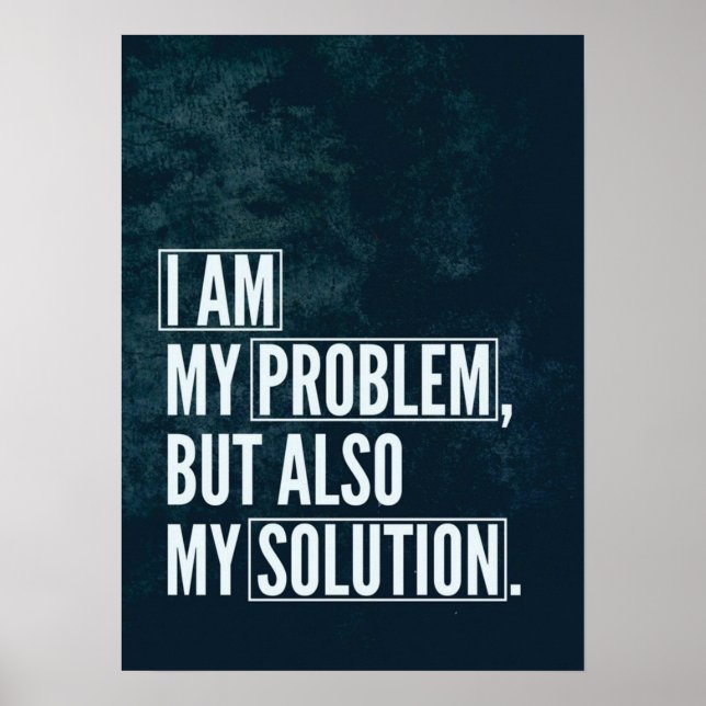 Workout Motivierend Poster (Vorne)