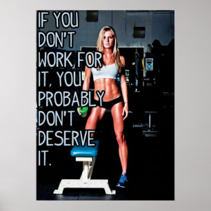 Workout Motivierend Poster
