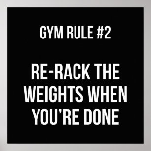 Workout Motivierend Poster